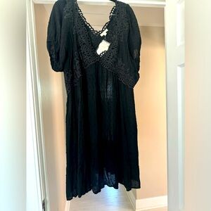 Black flowy dress